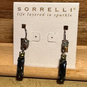Sorrelli Concrete Jungle Drop Wire Earrings